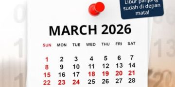 Ilustrasi kalender libur Lebaran 2026 karyawan swasta (Instagram @kamila.stay)