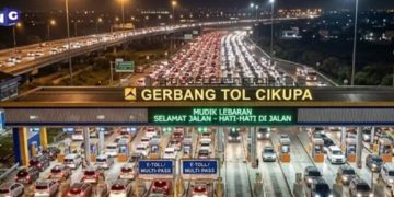 Ilustrasi puncak arus mudik Lebaran 2026 (Instagram @tangerangstoryy)