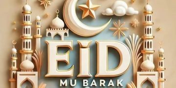 Happy Eid Mubarak kata-kata ucapan selamat Lebaran 2026 dalam bahasa Inggris (Instagram @islamic_status.2025)