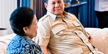 Presiden RI Prabowo Subianto gelar pertemuan dengan Presiden ke 5 RI Megawati Soekarnoputri (Instagram @sekretariat.kabinet)