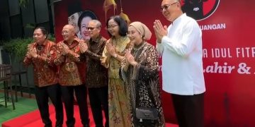 Acara halbil PDI Perjuangan di momen Lebaran 2026 (Instagram @genbanteng)