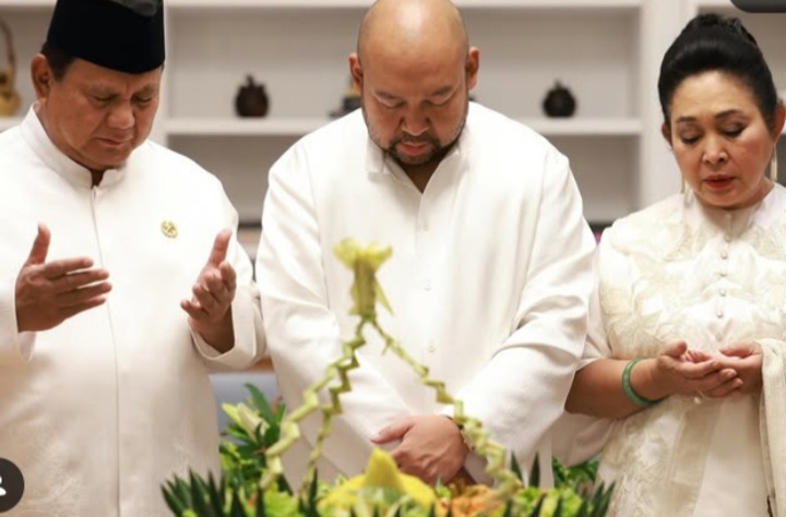 Momen ulang tahun Didit Hediprasetyo putra tunggal Presiden RI Prabowo Subianto dan Titiek Soeharto (Instagram @prabowo)