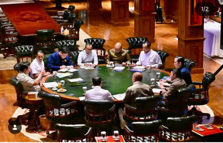 Menteri ESDM Bahlil Lahadalia penuhi panggilan Presiden RI Prabowo Subianto di Hambalang, Sentul, Bogor, Jawa Barat Rabu 25 Maret 2026 (Instagram @bahlillahadalia)