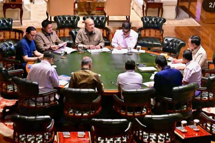 Presiden RI Prabowo Subianto pada Rabu 25 Maret 2026 memanggil sejumlah menterinya ke Hambalang (Instagram @sekretariat.kabinet)