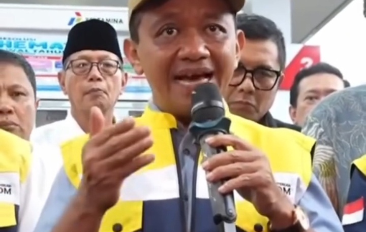 Menteri ESDM Bahlil Lahadalia ajak masyarakat hemat gunakan gas (Instagram @rumpi_gosip)