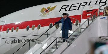 Presiden RI Prabowo Subianto tiba di Jepang, Minggu malam 29 Maret 2026 (Instagram @sekretariat.kabinet)