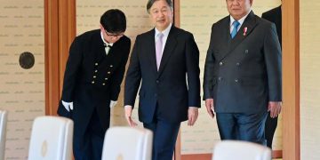 Presiden RI Prabowo Subianto saat pertemuan bilateral dengan Kaisar Jepang Naruhito, Senin 30 Maret 2026 (Instagram @sekretariat.kabinet)