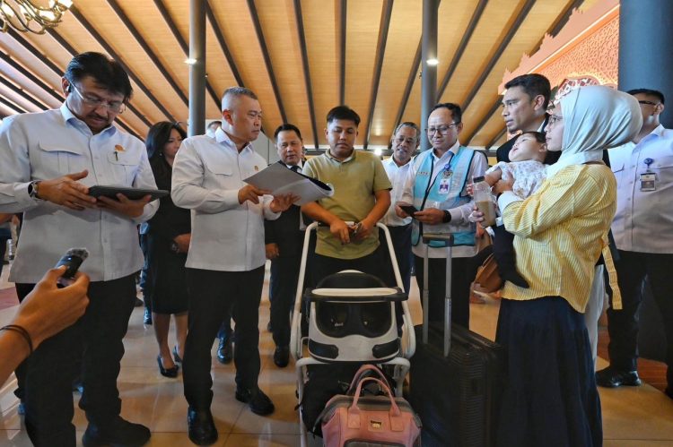 Menhub Dudy Purwagandhi soal arus mudik melalui jalur udara pada H-4 Lebaran Idul Fitri 1447 Hijriah (Dok Kemenhub)