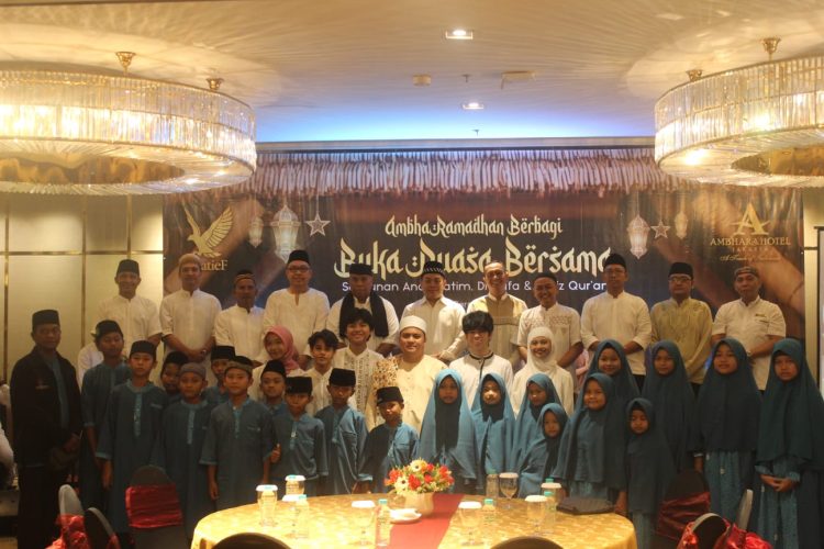 Ambhara Hotel Jakarta Selatan menggelar kegiatan rutin tahunan santunan anak yatim dan dhuafa saat bulan suci Ramadan (suaranusantara.com)