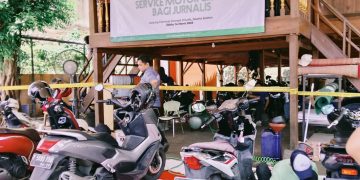 Dompet Dhuafa Bersama Institut Kemandirian Berikan Service Gratis Bagi 50 Motor Jurnalis di Jakarta