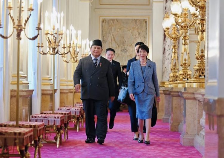 Presiden Prabowo Subianto melakukan pertemuan bilateral dengan Perdana Menteri Jepang, Sanae Takaichi, di Istana Akasaka, Tokyo, Selasa (31/3) (Dok IG Sekretariat Kebinet)