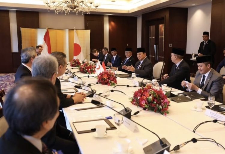 Presiden Prabowo Subianto temui  13 pimpinan perusahaan besar Jepang di Tokyo, Selasa (31/3/2026).(Dok IG Seskab)