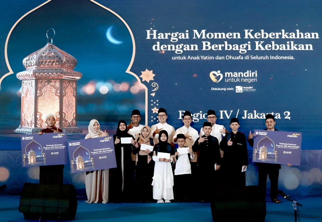 Bank Mandiri gelar santunan