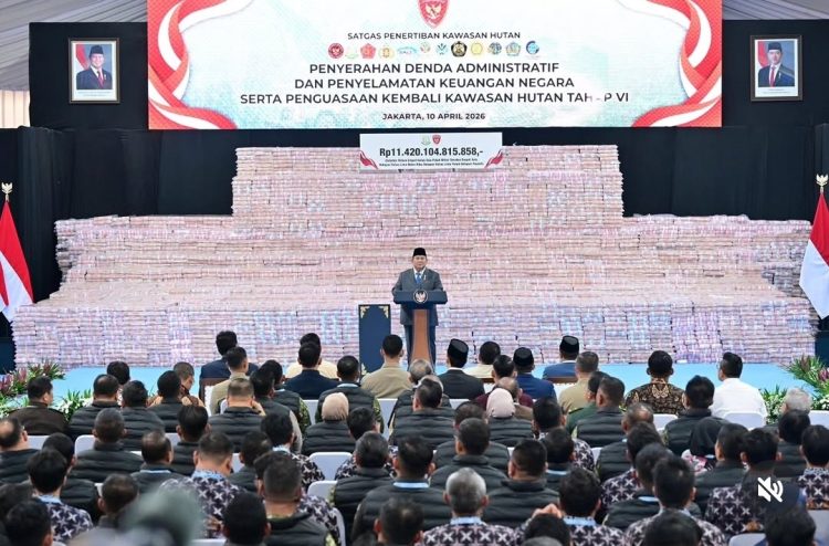 Presiden Prabowo Subianto apresiasi kinerja Satgas PKH (Dok IG Sekretariat Kabinet)