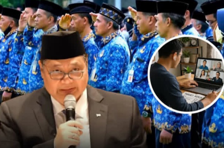 Ilustrasi WFH ASN setiap Jumat (Instagram @papyrustravel)