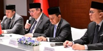 Menko Bidang Perekonomian Airlangga Hartarto umumkan kebijakan WFH ASN melalui konferensi pers dari Seoul, Korea Selatan Selasa 31 Maret 2026 (Instagram @airlanggahartarto_official)