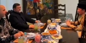 Dubes Iran Mohammad Boroujerdi bertemu Presiden RI ke 7 Joko Widodo atau Jokowi di Solo, Jawa Tengah (Instagram @jokowi)