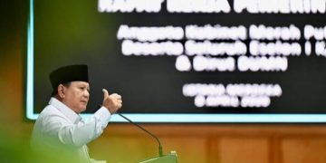 Presiden RI Prabowo Subianto analogikan pembangunan jembatan desa (Instagram @sekretariat.kabinet)
