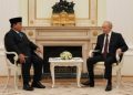 Momen pertemuan Presiden RI Prabowo Subianto dengan Presiden Rusia, Vladimir Putin (Instagram @prabowo)