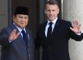 Presiden RI Prabowo Subianto dan Presiden Prancis, Emmanuel Macron (Instagram @prabowo)