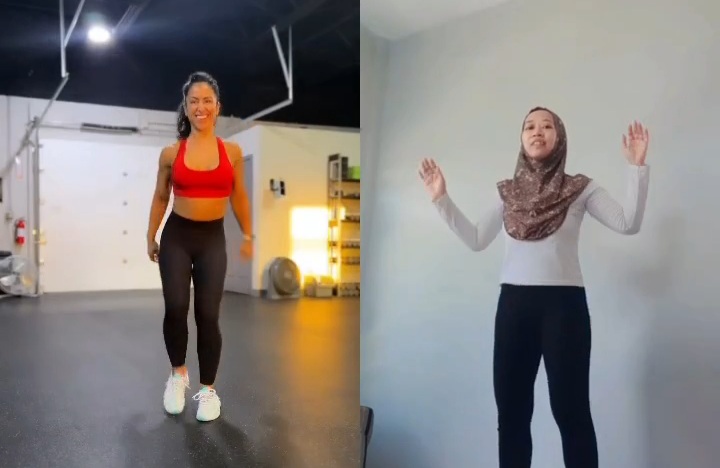 Ilustrasi bergerak di usia muda untuk hidup lebih sehat dan umur panjang (Instagram @coachyuhana.kh)