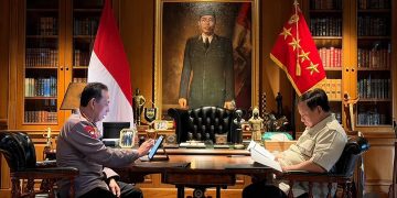 Kapolri Jenderal Pol Listyo Sigit Prabowo menemui Presiden RI Prabowo Subianto di Hambalang, Sentul, Bogor-Jawa Barat, Jumat 24 April 2026 (Instagram @sekretariat.kabinet)