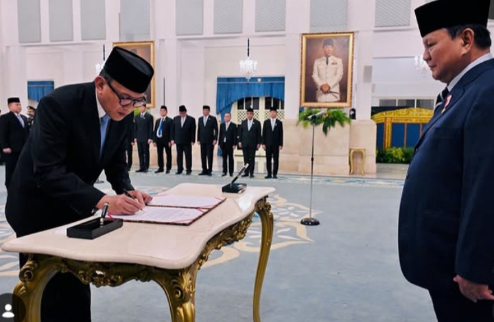 Abdul Kadir Karding dilantik jadi Kepala Barantin pada Senin 27 April 2026 di Istana Negara, Jakarta (Instagram @abdulkadirkarding)