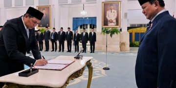 Hasan Nasbi dilantik jadi Penasihat Khusus Presiden Bidang Komunikasi, Senin 27 April 2026 (Instagram @sekretariat.kabinet)