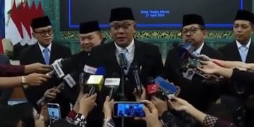Menteri Lingkungan Hidup Jumhur Hidayat bicara soal TPS Bantar Gebang, Bekasi, Jawa Barat (Instagram @tvrinasional)