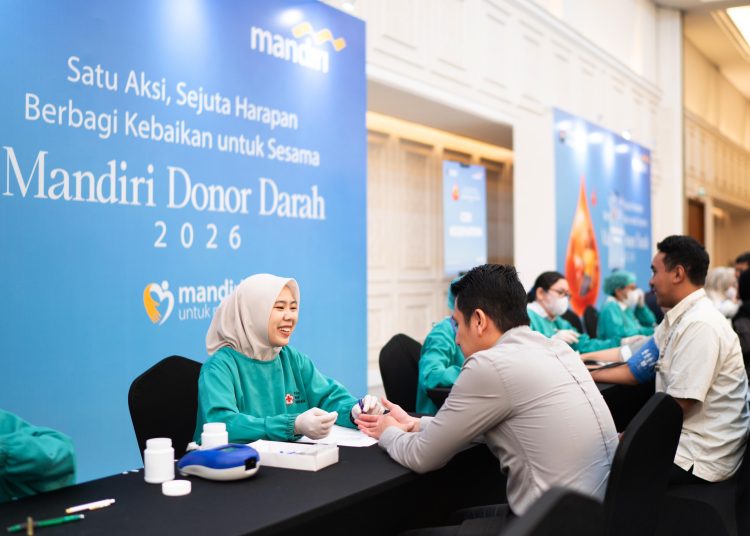 Berbagi Kebaikan untuk Sesama, Bank Mandiri Gelar Donor Darah Massal bagi 2.800 Pendonor