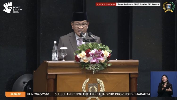 Gubernur DKI Jakarta, Pramono Anung (Dok YouTube DPRD DKI)