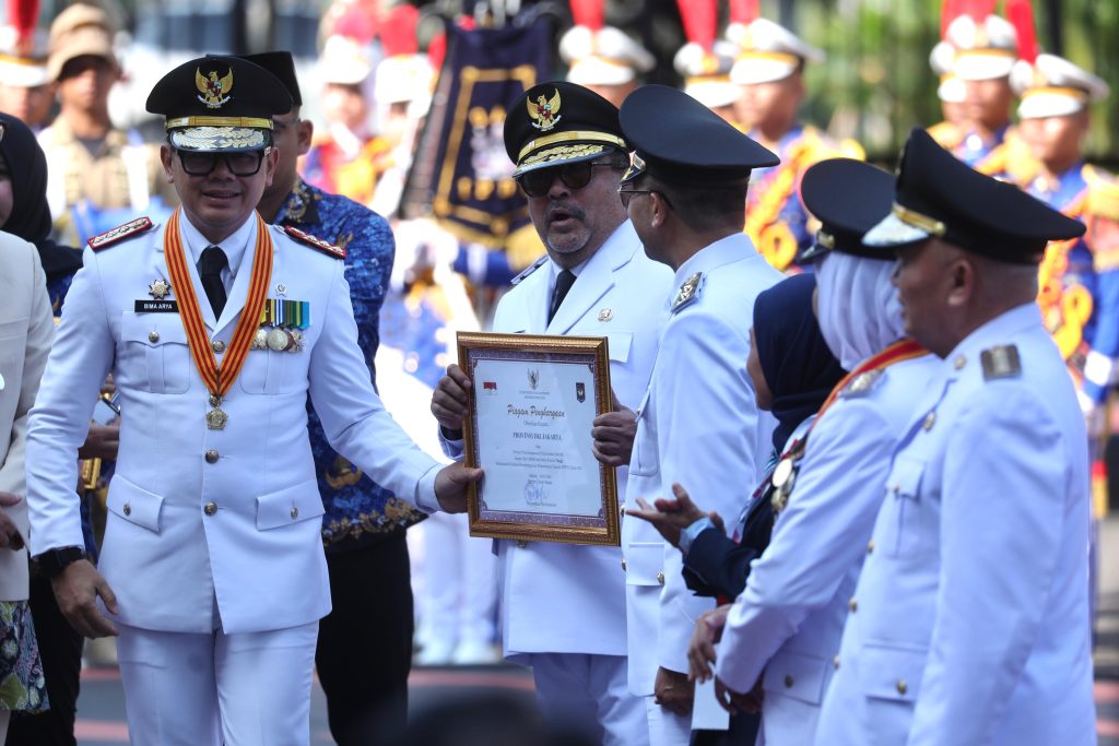 Raih Penghargaan Kemendagri, Wagub Rano Tegaskan Komitmen Perkuat Layanan Publik. (Dok: Humas Diskominfotik)