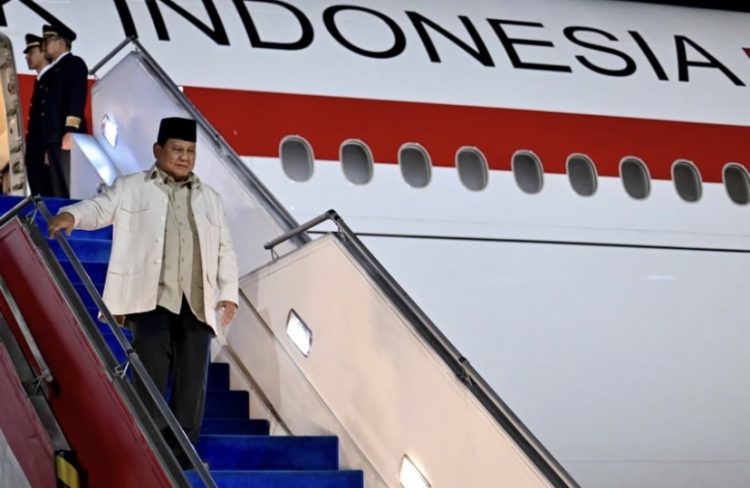 Presiden Prabowo Subianto tiba di Indonesia usai melakukan kunjungan kerja ke Jepang dan Korea (Dok Sekretariat Negara)