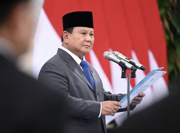 Presiden Prabowo Subianto memutuskan mundur sebagai Ketua Umum Pengurus Besar Ikatan Pencak Silat Indonesia (IPSI) (Dok Ig Kemensetneg)
