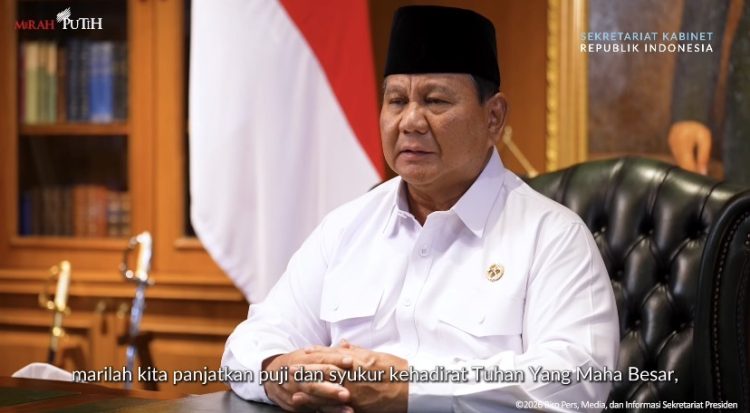 Presiden Prabowo Subianto (Dok Tangkapan Layar Unggahan Video Sekretariat Kabinet)