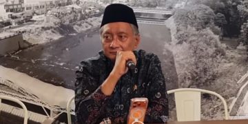 Menteri PU, Dody Hanggodo saat konferensi pers di kantor Kementerian PU, Jakarta Selatan, pada Jum'at (10/4/2026). (Ilham F/Suaranusantara)