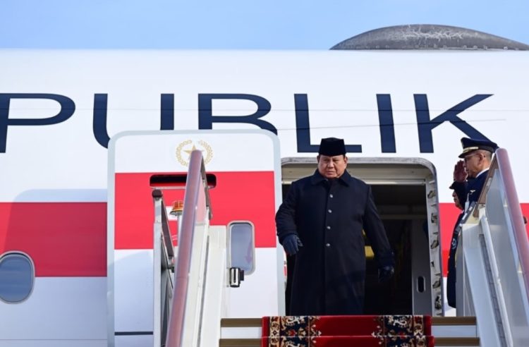 Presiden Republik Indonesia, Prabowo Subianto tiba di Rusia (Dok IG Kemensetneg)