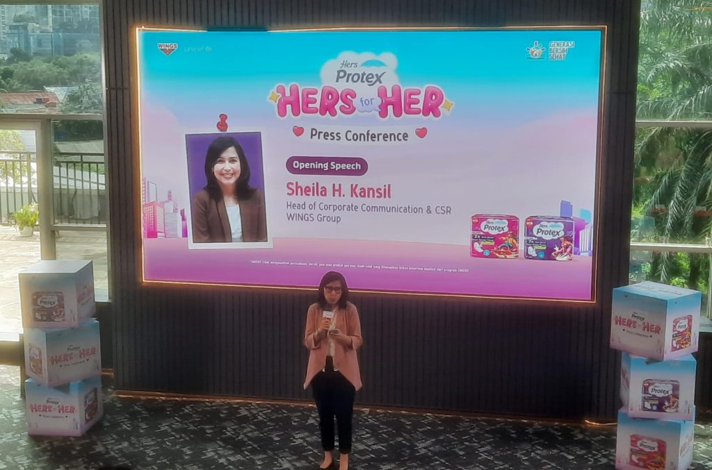WINGS for UNICEF bersama Hers Protex gelar press conference tentang edukasi menstruasi di sekolah pada Rabu, 22 April 2026 di Jakarta (suaranusantara.com)