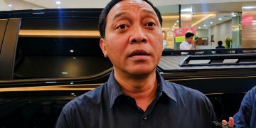 Direktur Tindak Pidana Narkoba Bareskrim Polri, Brigjen Pol. Eko Hadi Santoso saat diwawancarai di gedung Bareskrim Polri, Jakarta Selatan, pada Jum'at (24/4/2026). (Ilham F/Suaranusantara)