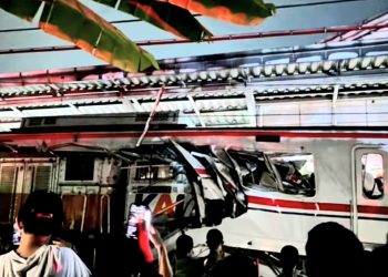 Kecelakaan KRL di Bekasi Timur