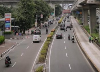 Kawasan Rasuna Said, Jakarta kini bebas tiang monorel (Instagram @jak101fm)