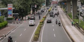 Kawasan Rasuna Said, Jakarta kini bebas tiang monorel (Instagram @jak101fm)