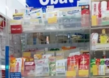 Ilustrasi obat-obatan yang dijual di toko retail modern (Instagram @nawacitadotco)