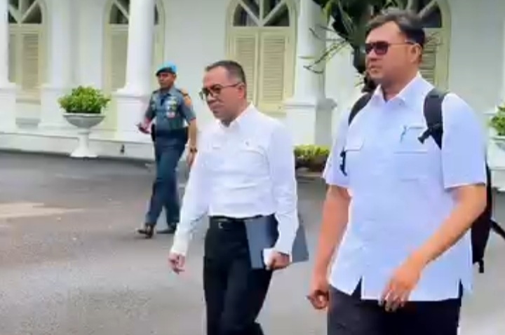 Mendiktisaintek, Brian Yuliarto saat hadiri ratas bersama Presiden RI Prabowo Subianto usai rapat di Istana Negara, Jakarta (Instagram @brian_yuliarto)