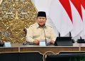 Presiden RI Prabowo Subianto tetap ingin Kapolri melalui fit and proper test DPR (Instagram @sekretariat.kabinet)
