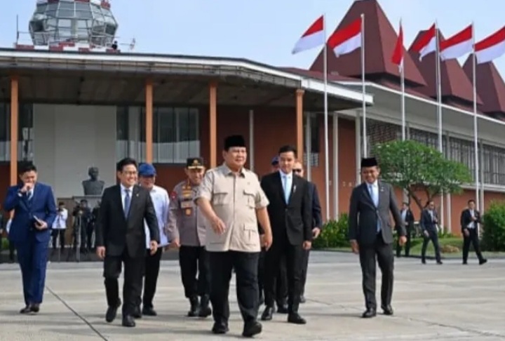 Presiden RI Prabowo Subianto bertolak ke Cebu Filipina hadiri KTT ke 48 ASEAN (Instagram @mediasosial_milikrakyat)