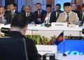 Presiden RI Prabowo Subianto saat pidato di KTT BIMP-EAGA, Kamis 7 Mei 2026 (Instagram @bahlillahadalia)