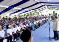 Presiden RI Prabowo Subianto saat kunjungan ke Kampung Nelayan Merah Putih (KNMP) di Leato Selatan, Gorontalo pada Minggu 10 Mei 2026 (Instagram @sekretariat.kabinet)