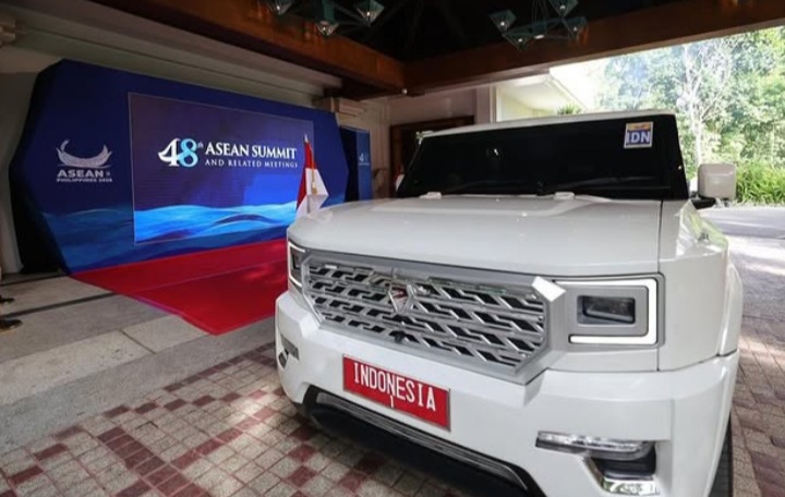 Maung Garuda terparkir di KTT ke 48 ASEAN Filipina (Instagram @presidenrepublikindonesia)