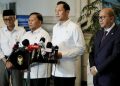 Menteri Koordinator Bidang Infrastruktur dan Pembangunan Kewilayahan (IPK) Agus Harimurti Yudhoyono (AHY) lapor ke Presiden RI Prabowo Subianto (Instagram @agusyudhoyono)